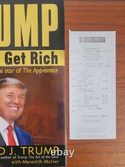 DONALD TRUMP How To Get Rich Signed Book Obtained In Person