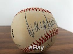 DONALD TRUMP & MARLA MAPLES Signed Autographed Rawlings Baseball BAS Beckett