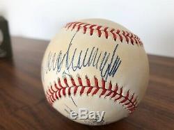 DONALD TRUMP & MARLA MAPLES Signed Autographed Rawlings Baseball BAS Beckett