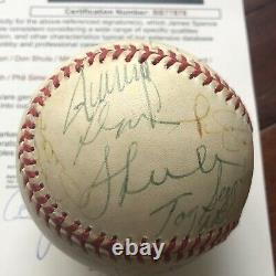 DONALD TRUMP & OJ SIMPSON JSA LOA Proof Autograph Signed Rawlings Baseball