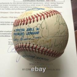 DONALD TRUMP & OJ SIMPSON JSA LOA Proof Autograph Signed Rawlings Baseball