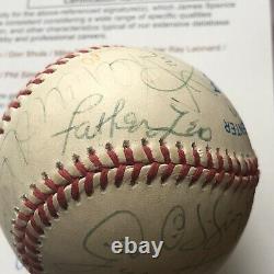 DONALD TRUMP & OJ SIMPSON JSA LOA Proof Autograph Signed Rawlings Baseball