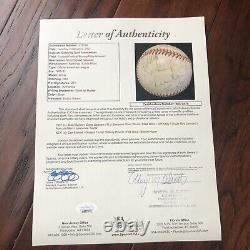 DONALD TRUMP & OJ SIMPSON JSA LOA Proof Autograph Signed Rawlings Baseball