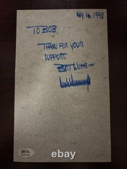DONALD TRUMP PSA SIGNED / AUTOGRAPHED Note Letter Book Page Cut ALS Autograph