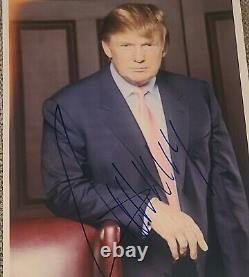 DONALD TRUMP SIGNED 8X10 PHOTO 45TH PRESIDENT MAGA 2024 WithCOA+PROOF RARE WOW