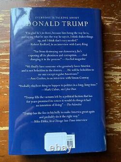 DONALD TRUMP SIGNED AUTOGRAPHED HARDCOVER BOOK CRIPPLED AMERICA New