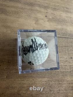 DONALD TRUMP SIGNED GOLF BALL? MAGA with HOLO COA PRESIDENT AUTOGRAPH