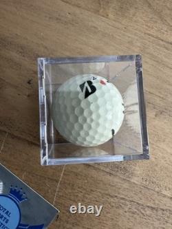 DONALD TRUMP SIGNED GOLF BALL? MAGA with HOLO COA PRESIDENT AUTOGRAPH