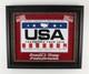 Donald Trump Signed Poster Jsa Coa 47th President Framed 2024 Maga