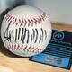 Donald Trump Signed President Baseball Withcase Signature Maga Auto Coa Holo