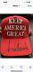Donald Trump Signed Red Keep America Great Hat Withfull Jsa Letter