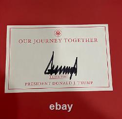 DONALD TRUMP Signed Autograph Our Journey Together Book Beckett BAS