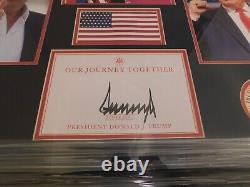 DONALD TRUMP Signed / Autographed Presidential Display Professionally Framed JSA