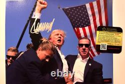 DONALD TRUMP Signed MAGA 8x10 Photo Authentic Original Autograph GENUINE withCOA