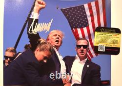 DONALD TRUMP Signed MAGA 8x10 Photo Authentic Original Autograph GENUINE withCOA