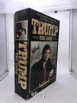 DONALD TRUMP autographed It's Not Whether you win or lose. The (Board) GAME