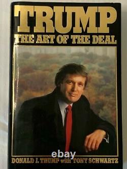 DONALD TRUMP autographed THE ART OF THE DEAL 1987 Third EDITION Book JSA COA