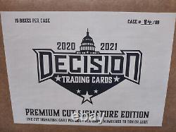 Decision 2020 2021 Leaf Premium Cut Signature edition box, Obama/Trump Auto