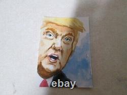 Decision 2020 Trading Card Political Pres Donald Trump Sketch Extreme Rare 1/1