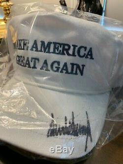 Donald J. Trump 2016 Signed Make America Great Again White Baseball Hat