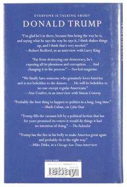 Donald J. Trump Authentic Signed Crippled America Hardcover Book LE JSA #ZZ07292