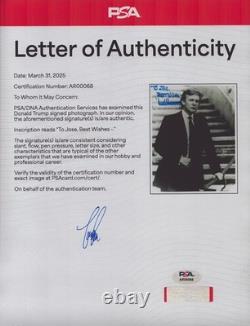 Donald J. Trump Autographed Inscribed Photograph