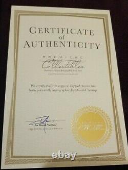 Donald J Trump Crippled America Book signed with COA Autographed #5455 Hardcover