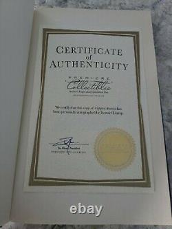 Donald J Trump Crippled America SIGNED & NUMBERED BOOK WITH COA