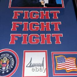 Donald J Trump Facsimile Signed Autograph Custom Framed 14-24 Collage
