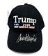 Donald J. Trump Hand Signed Autographed Black 2020 Keep America Great Hat Coa