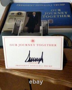 Donald J Trump Hand Signed Bookplate With Our Journey Together Hardback New