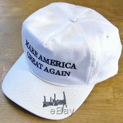Donald J. Trump Make America Great Again Hat, Rnc Signed Cali-fame Maga In Case