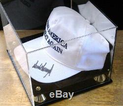 Donald J. Trump Make America Great Again Hat, Rnc Signed Cali-fame Maga In Case