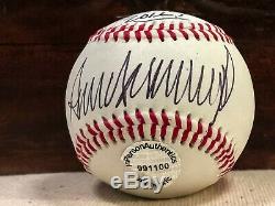 Donald J Trump Pres Autographed Baseball 2016 Inperson-authentication Coa 991100
