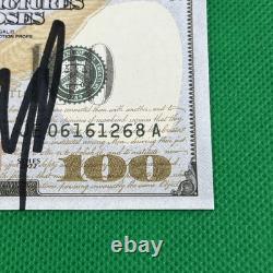 Donald J Trump President Of The USA Autographed $100 Movie Bill COA Signed