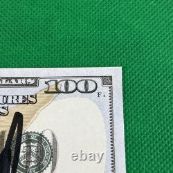 Donald J Trump President Of The USA Autographed $100 Movie Bill COA Signed