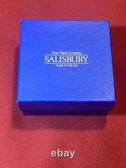 Donald J Trump Presidential Seal signed Pewter Paperweight by Salisbury