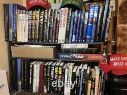 Donald J Trump Presidential Seal signed Pewter Paperweight by Salisbury