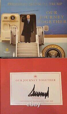 Donald J Trump Signed Autograph Our Journey Together Book Hardcover President