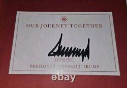 Donald J Trump Signed Autograph Our Journey Together Book Hardcover President