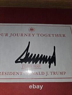 Donald J Trump Signed Autograph Our Journey Together Book Hardcover President