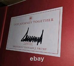 Donald J Trump Signed Autograph Our Journey Together Book Hardcover President