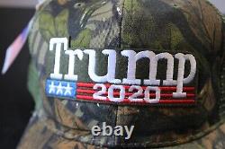 Donald J. Trump Signed Autographed Camo Military Trucker Hat Cap PSA DNA