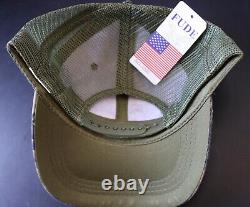 Donald J. Trump Signed Autographed Camo Military Trucker Hat Cap PSA DNA