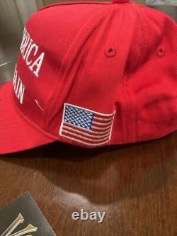 Donald J. Trump Signed, Autographed, Signature Red MAGA Hat withCOA