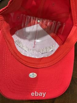 Donald J. Trump Signed, Autographed, Signature Red MAGA Hat withCOA