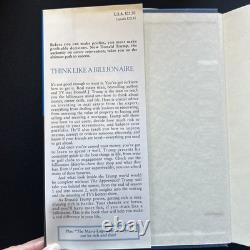 Donald J. Trump Signed Book Think Like a Billionaire 1st Ed. Authentic Signature