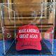 Donald J. Trump Signed Official Maga Hat From Mar-a-lago New With Case