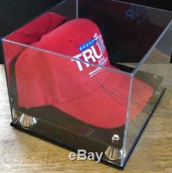 Donald J. Trump Signed'trump 2016' Red Campaign Hat, 7-6-16 Sharonville Center