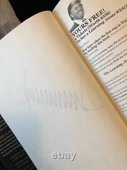 Donald J. Trump Think Big and Kick Ass Signed Autographed First Edition